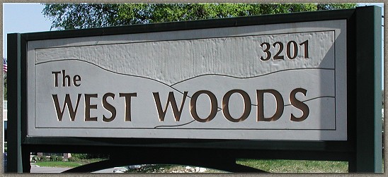 West Woods Signage